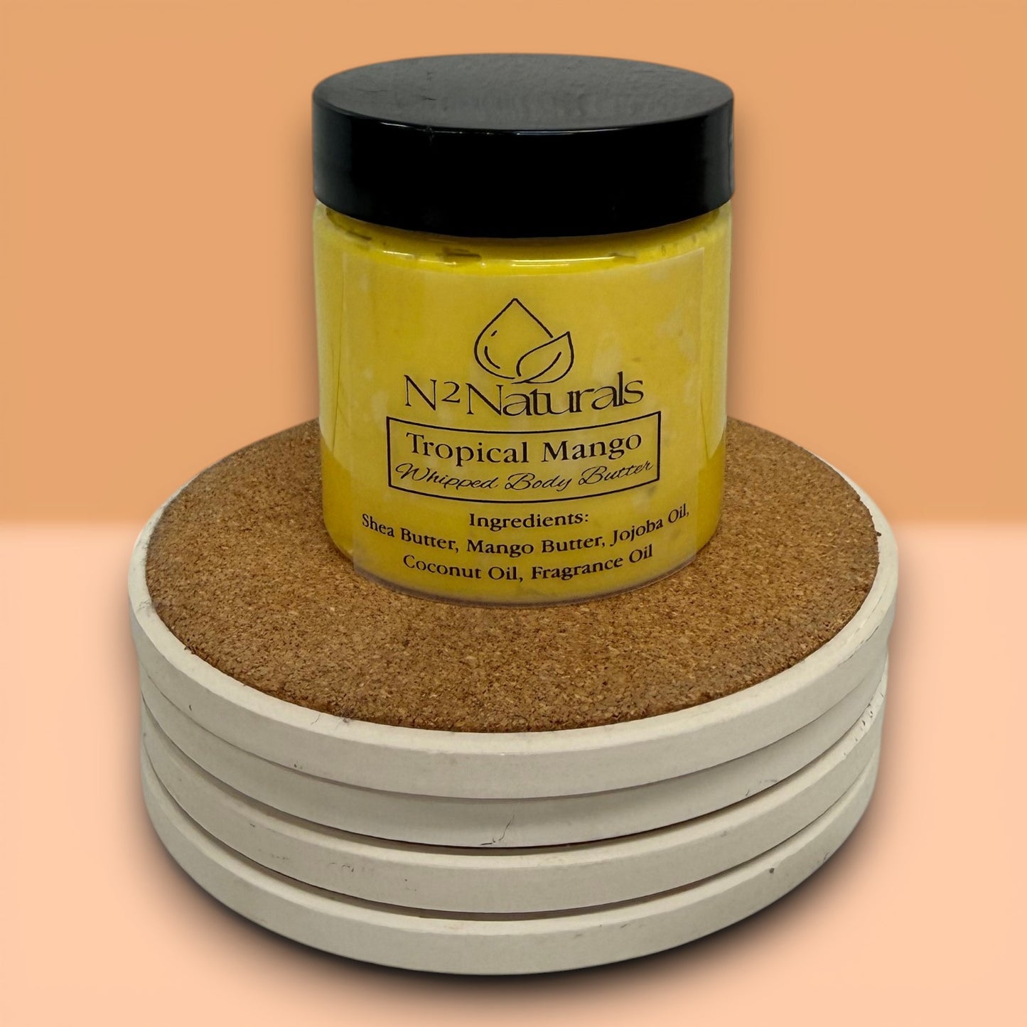 N² Naturals 4oz Whipped Shea Butter| Moisturizing Cream