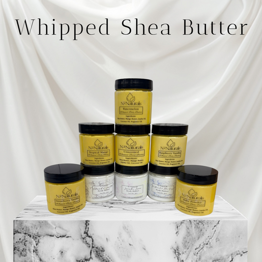 N² Naturals 4oz Whipped Shea Butter| Moisturizing Cream