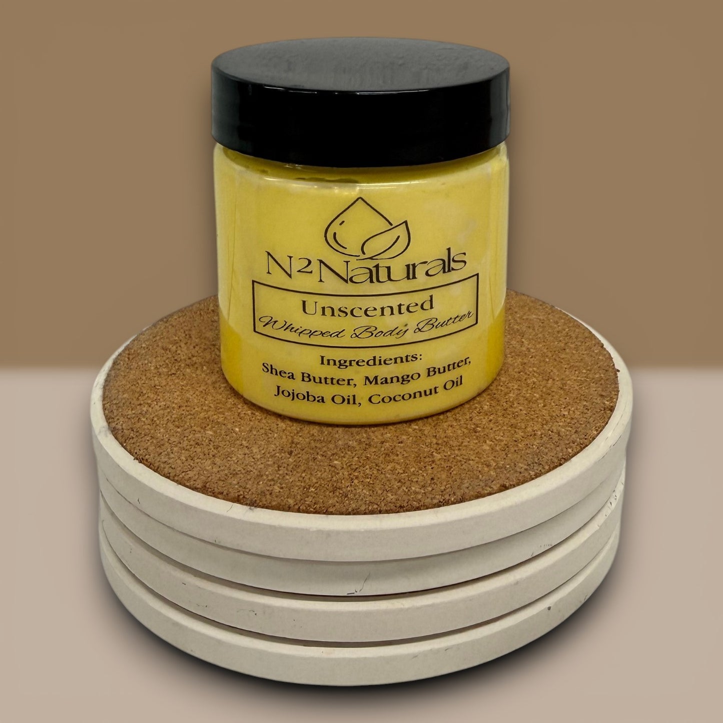 N² Naturals 4oz Whipped Shea Butter| Moisturizing Cream