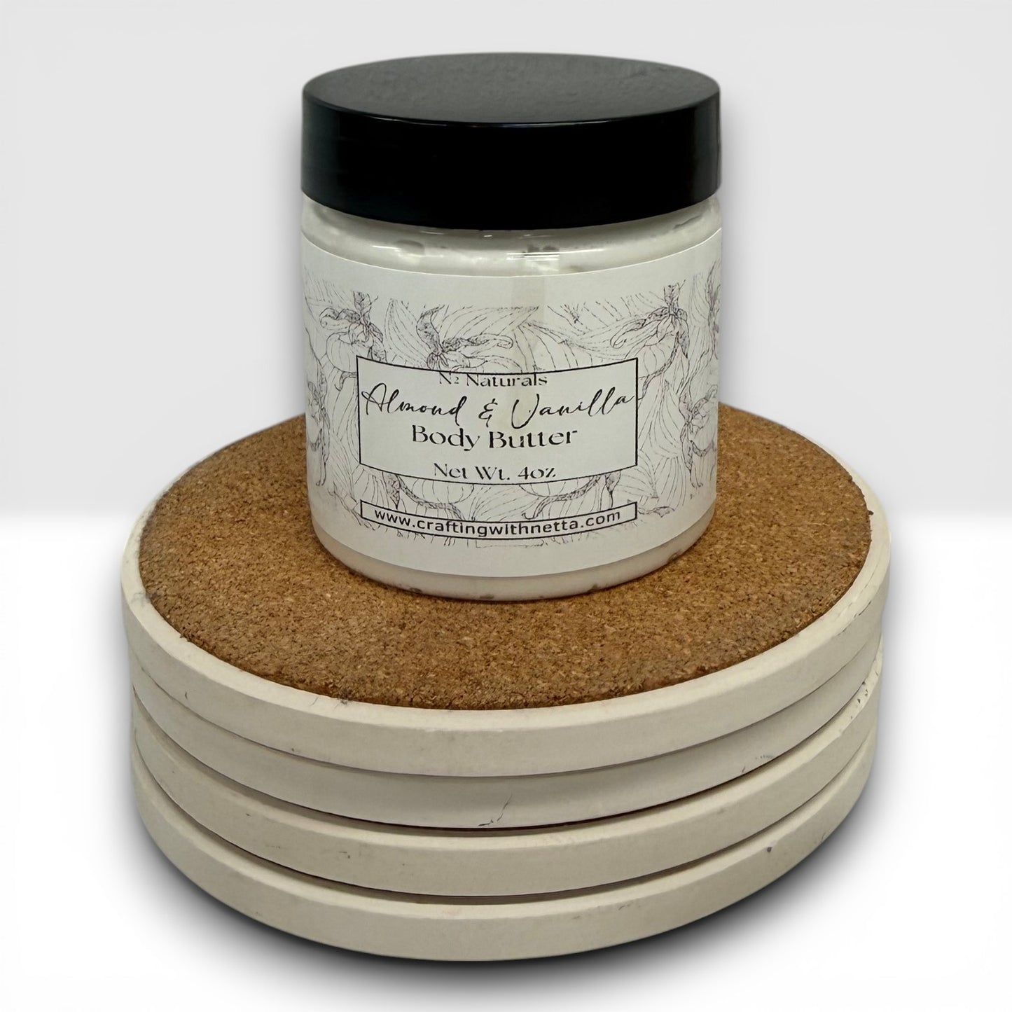 N² Naturals 4oz Whipped Shea Butter| Moisturizing Cream