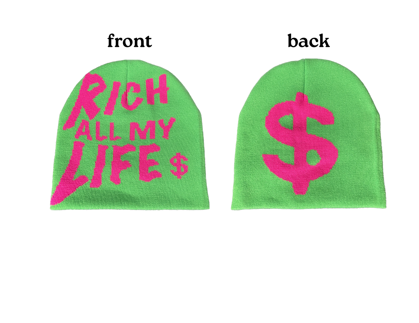 Rich All My Life $ Beanie SALE