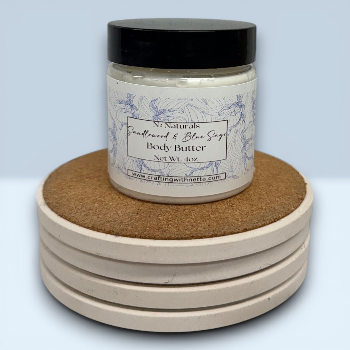 N² Naturals 4oz Whipped Shea Butter| Moisturizing Cream